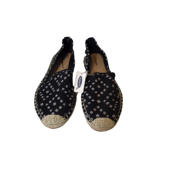 Old Navy Shoes - Old Navy Espadrilles Flats New 6.5 Black and White